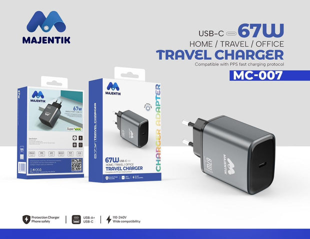 MAJENTIK Head Charger  67W MC-007