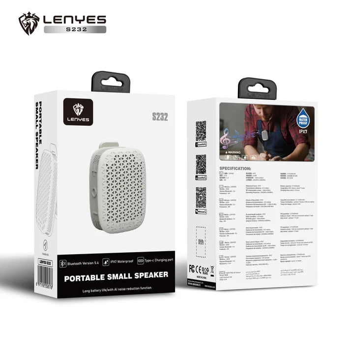 Lenyes S232 Portable Small Speaker
