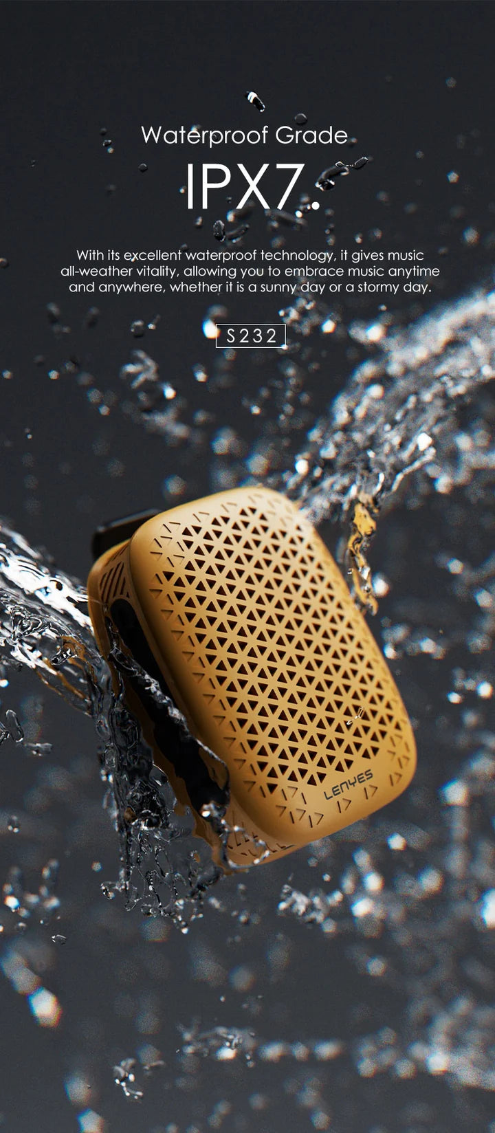 Lenyes S232 Portable Small Speaker