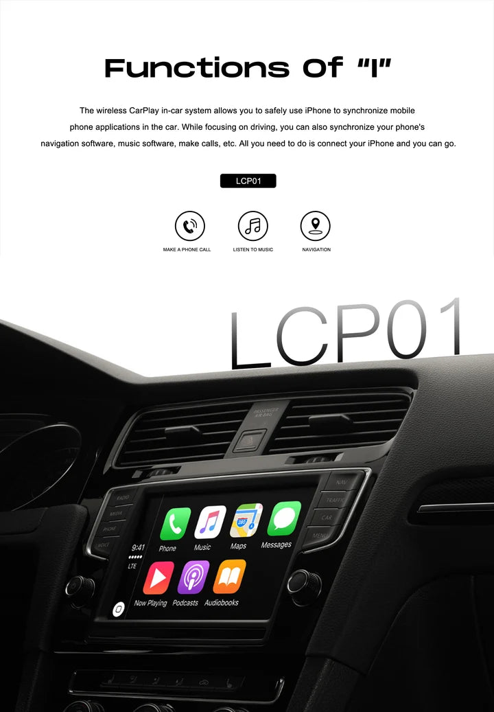 Lenyes LCP01 Wireless CarPlay Adapter