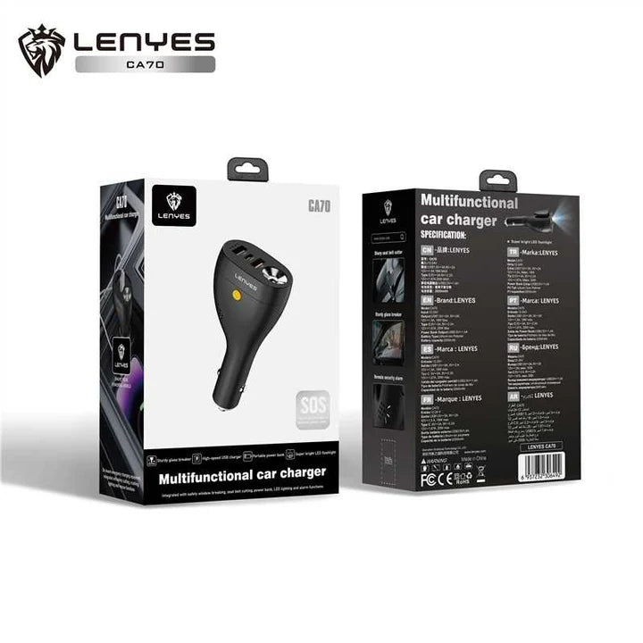 Lenyes CA70 Multifunctional Car Charger
