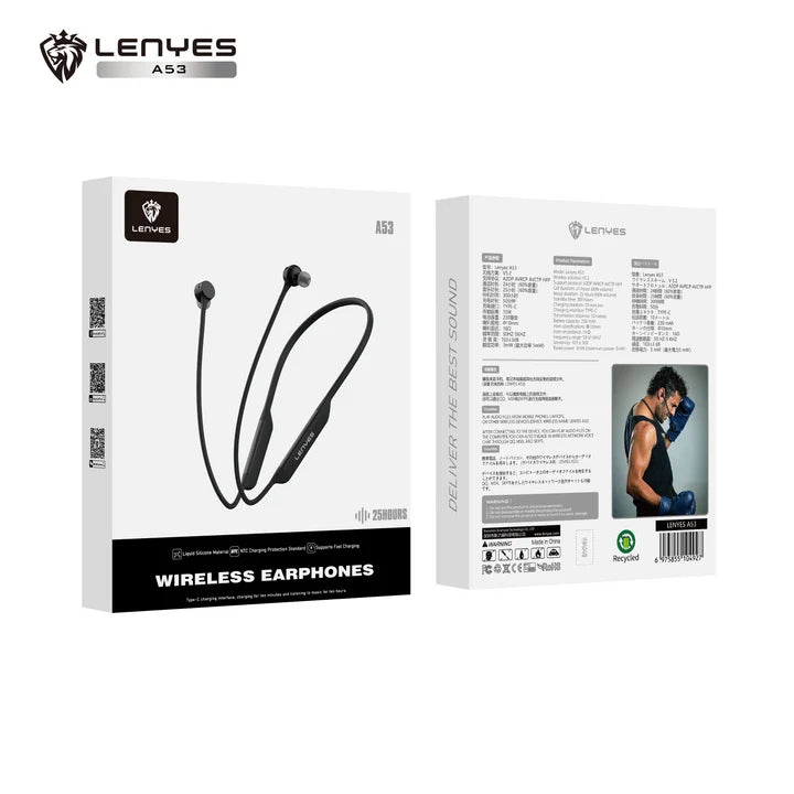 Lenyes A53 Neckband Earphones