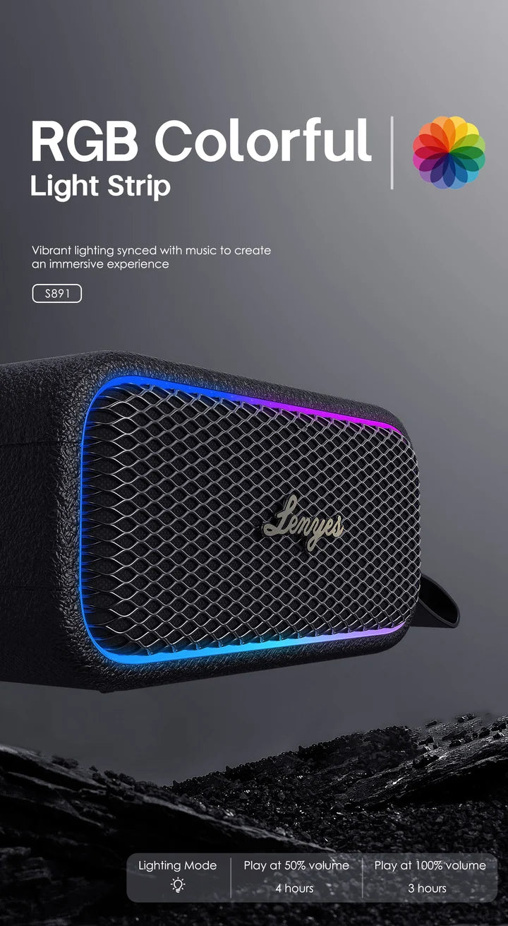 Lenyes S891 Portable Bluetooth Speaker