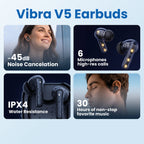 MAJENTIK Vibra V5 Earbuds