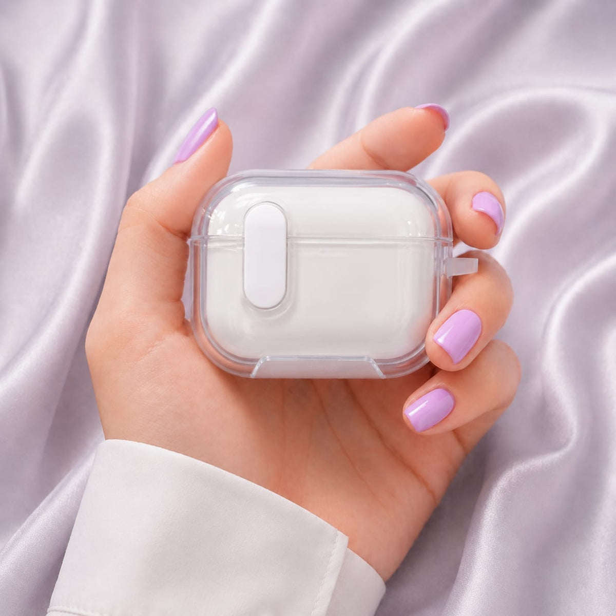 transparent airbods case