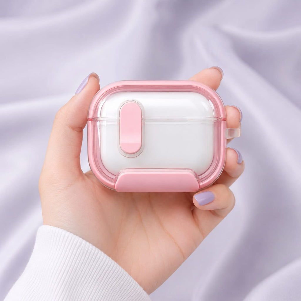 transparent airbods case
