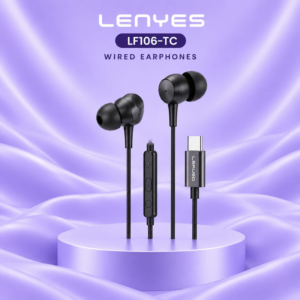 Lenyes LF106-TC Type-C Wired Earphones