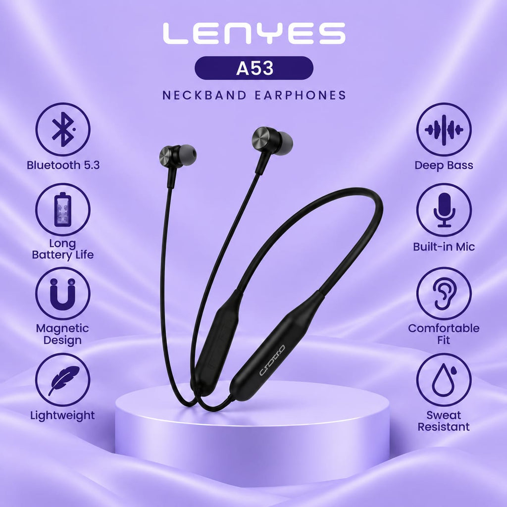 Lenyes A53 Neckband Earphones
