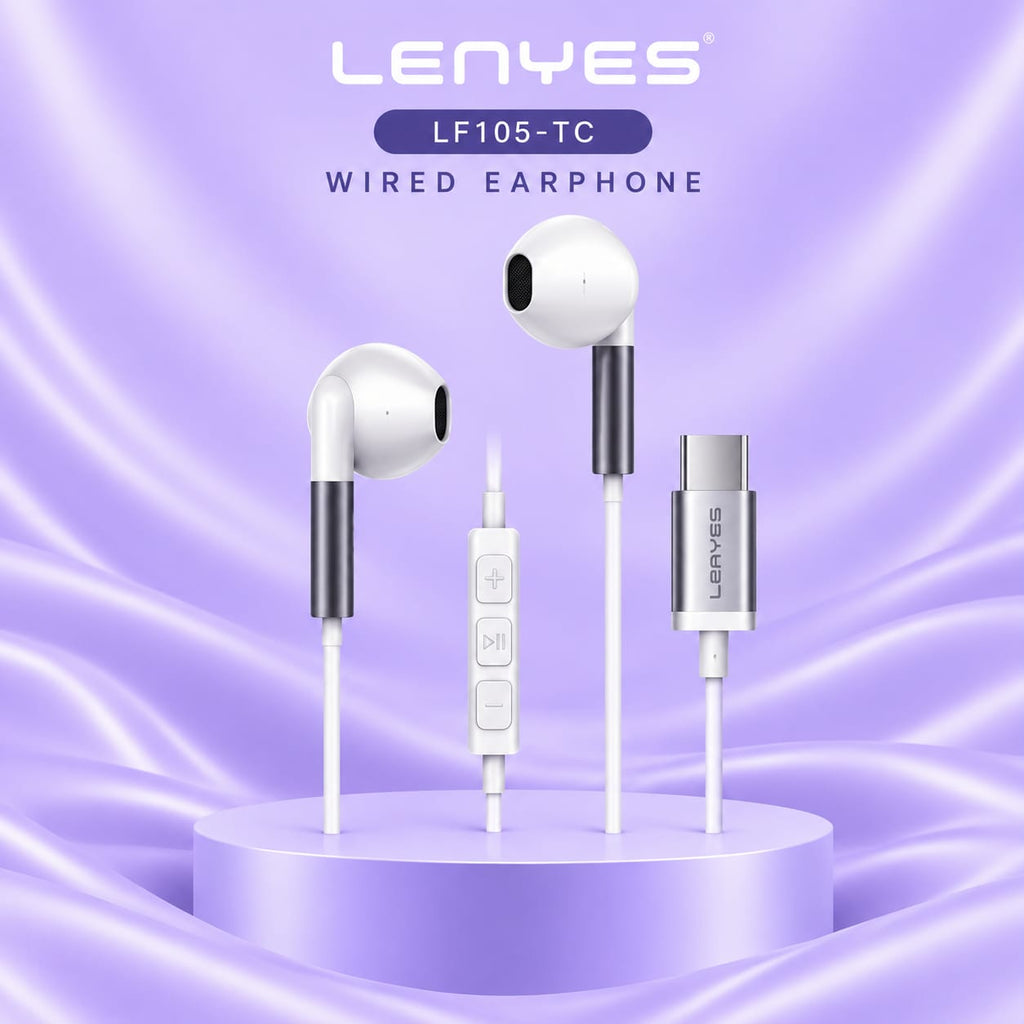 Lenyes LF105-TC Type-C Wired Earphones