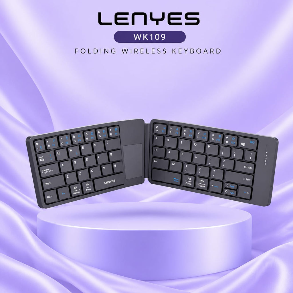 Lenyes WK109 Folding Wireless Keyboard