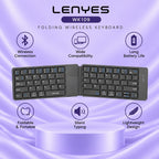 Lenyes WK109 Folding Wireless Keyboard