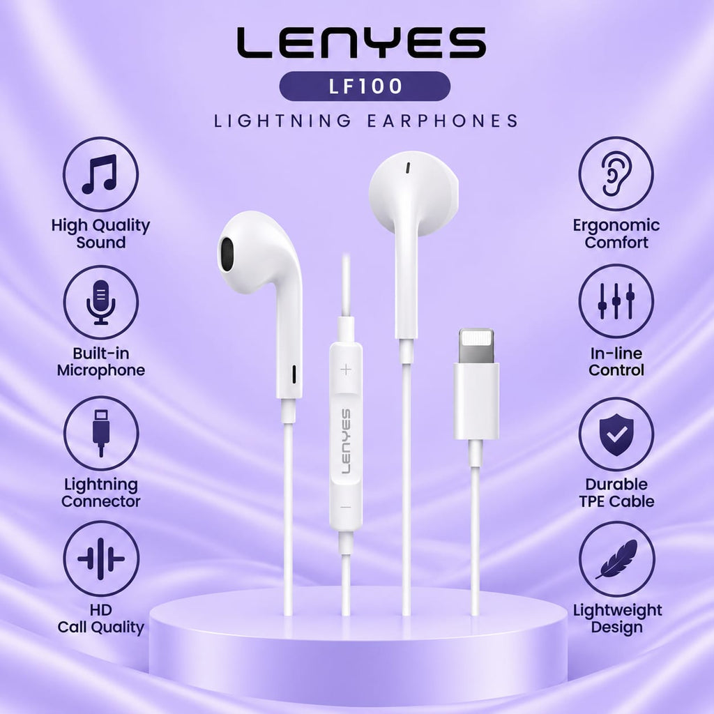 Lenyes LF100 Lightning Earphones