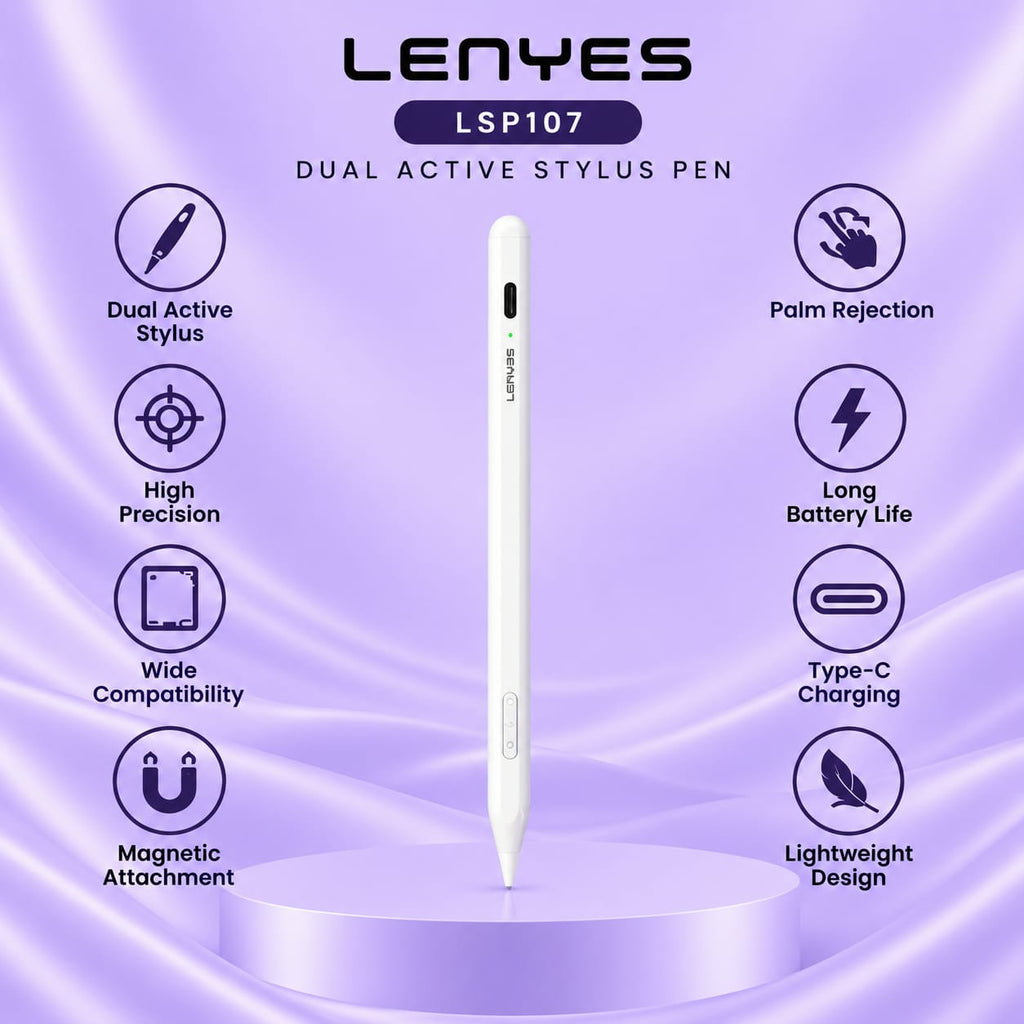 Lenyes LSP107 Dual Active Stylus Pen