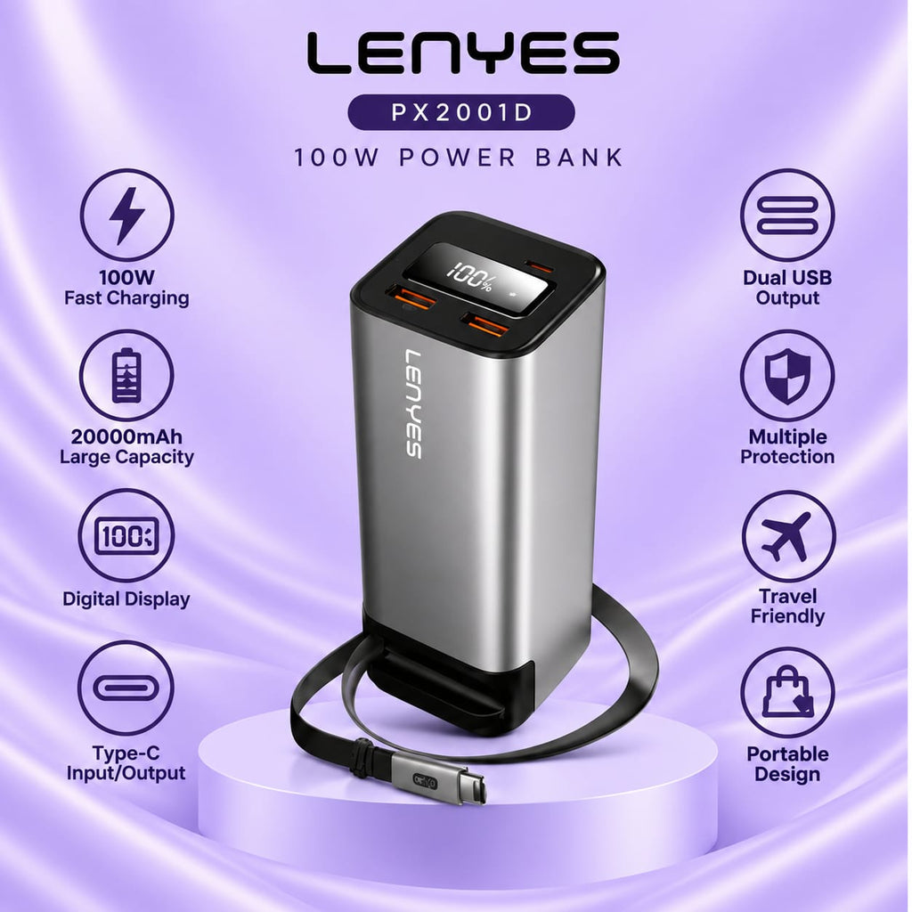 Lenyes PX2001D 100W Power Bank