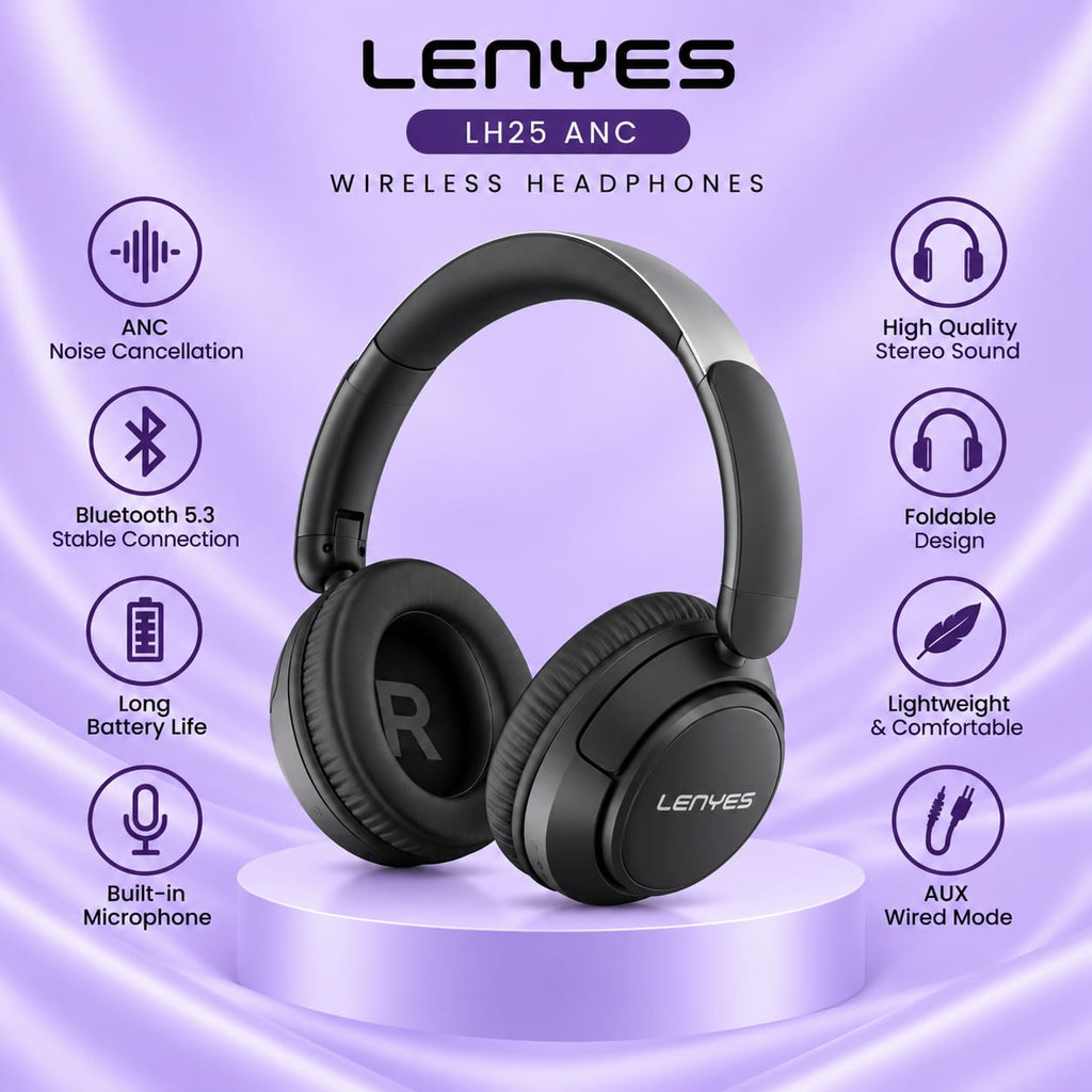 Lenyes LH25 ANC Wireless Headphones