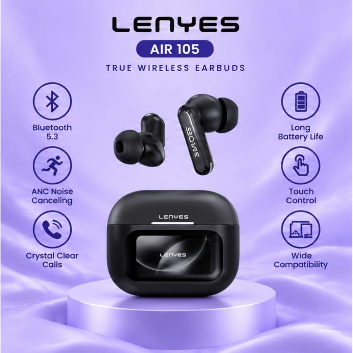 Lenyes AIR 105 True Wireless Earbuds