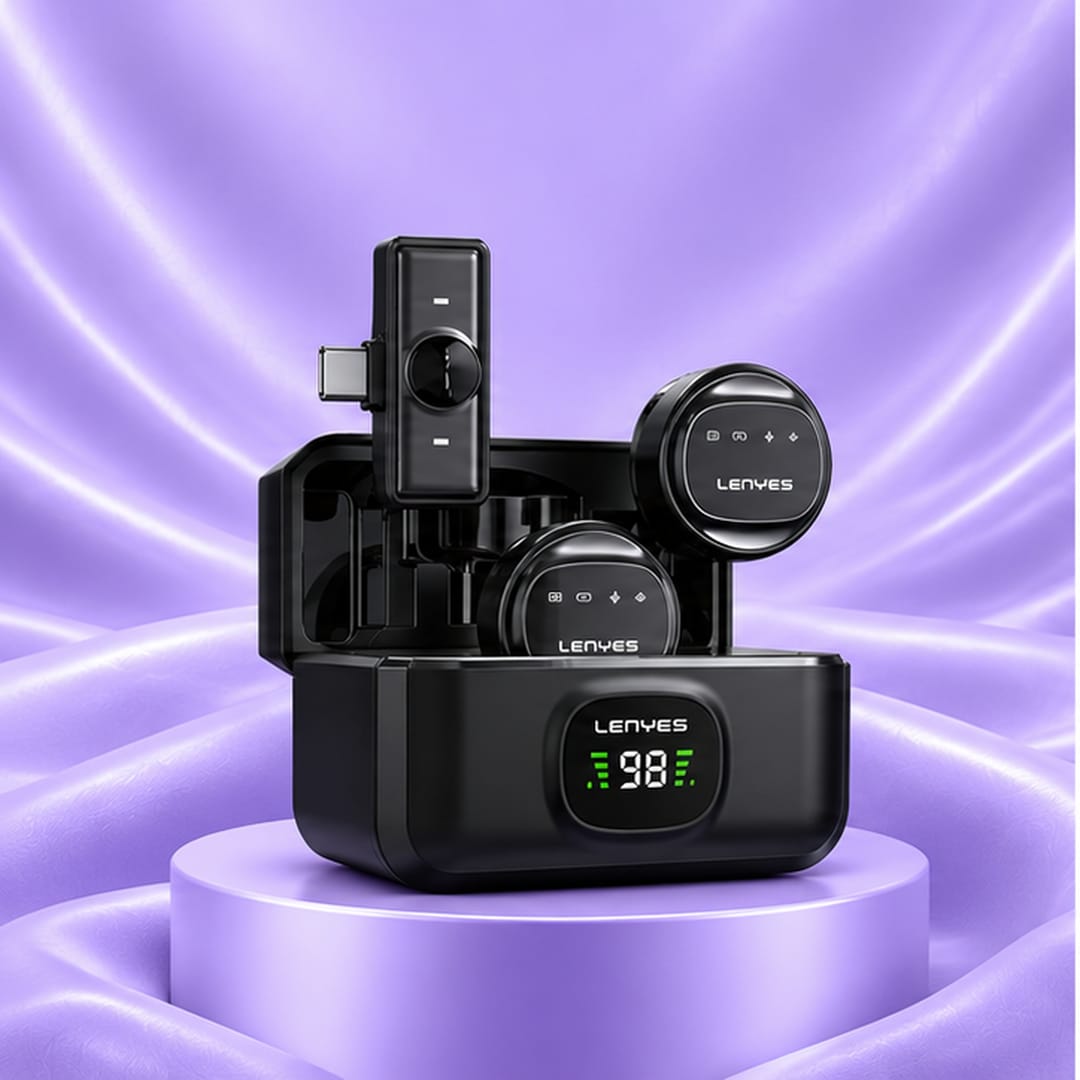 Lenyes LM204 Dual Wireless Microphone