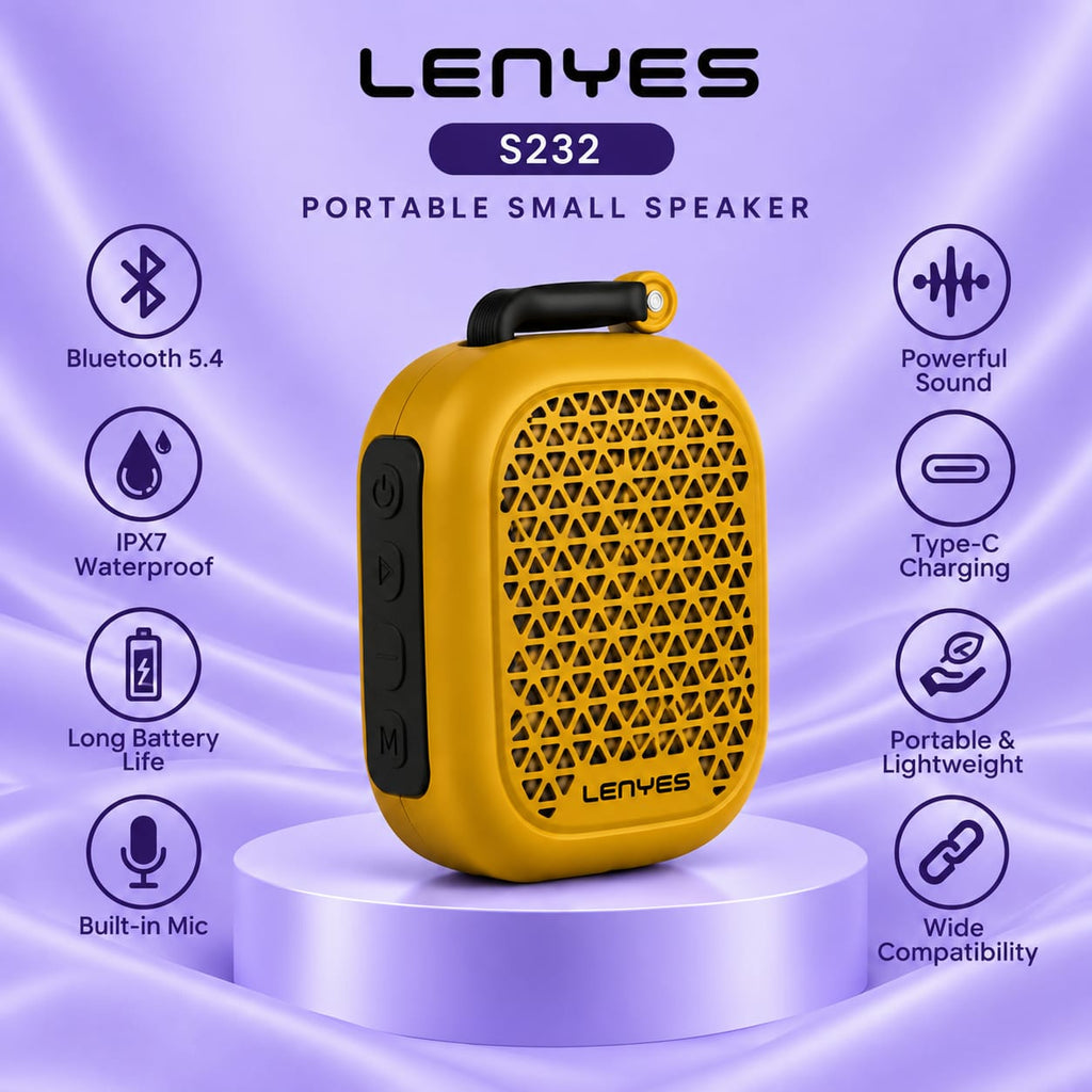 Lenyes S232 Portable Small Speaker