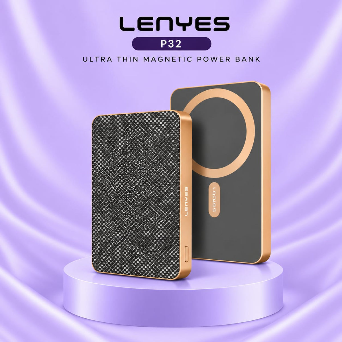 Lenyes P32 Ultra Thin Magnetic Power Bank