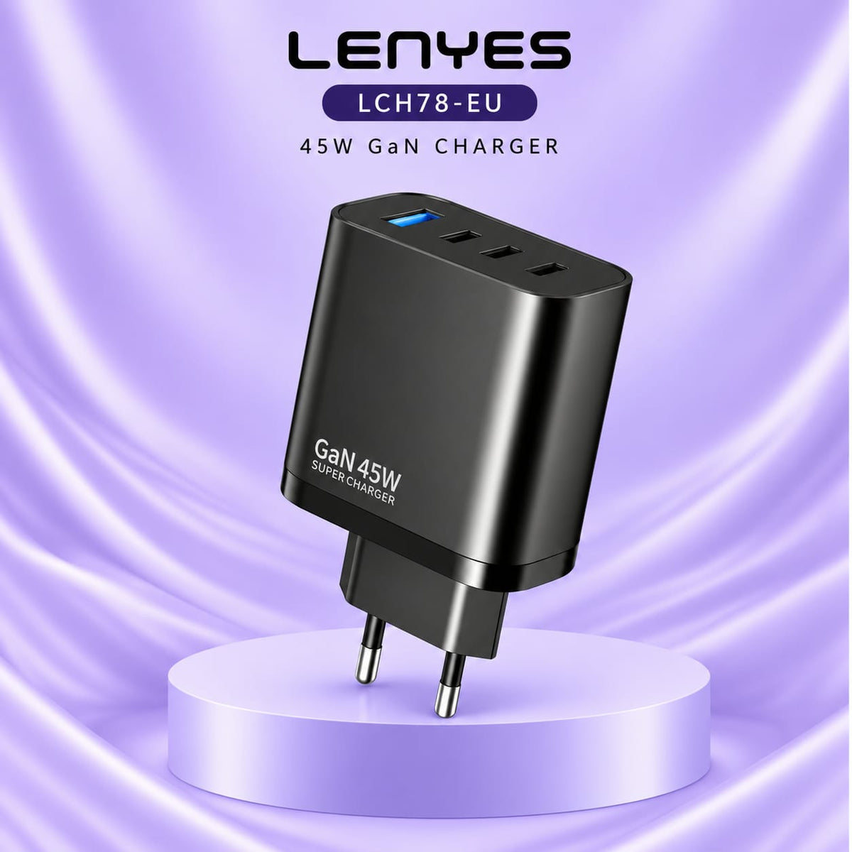 Lenyes LCH78-EU 45W GaN Charger
