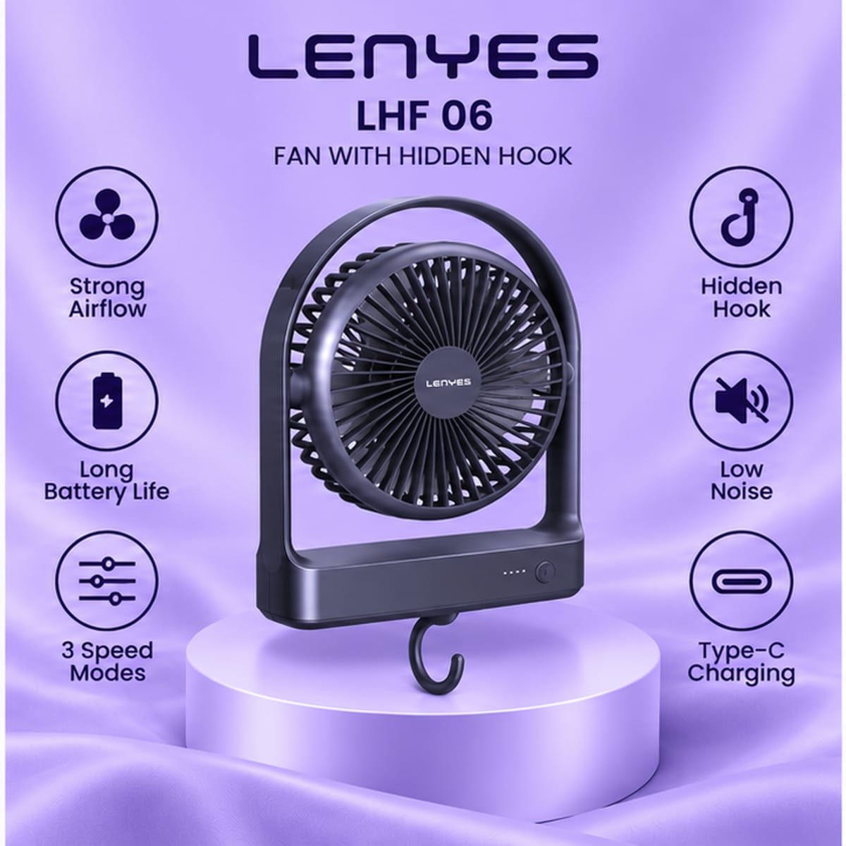 Lenyes LHF 06 Portable Fan