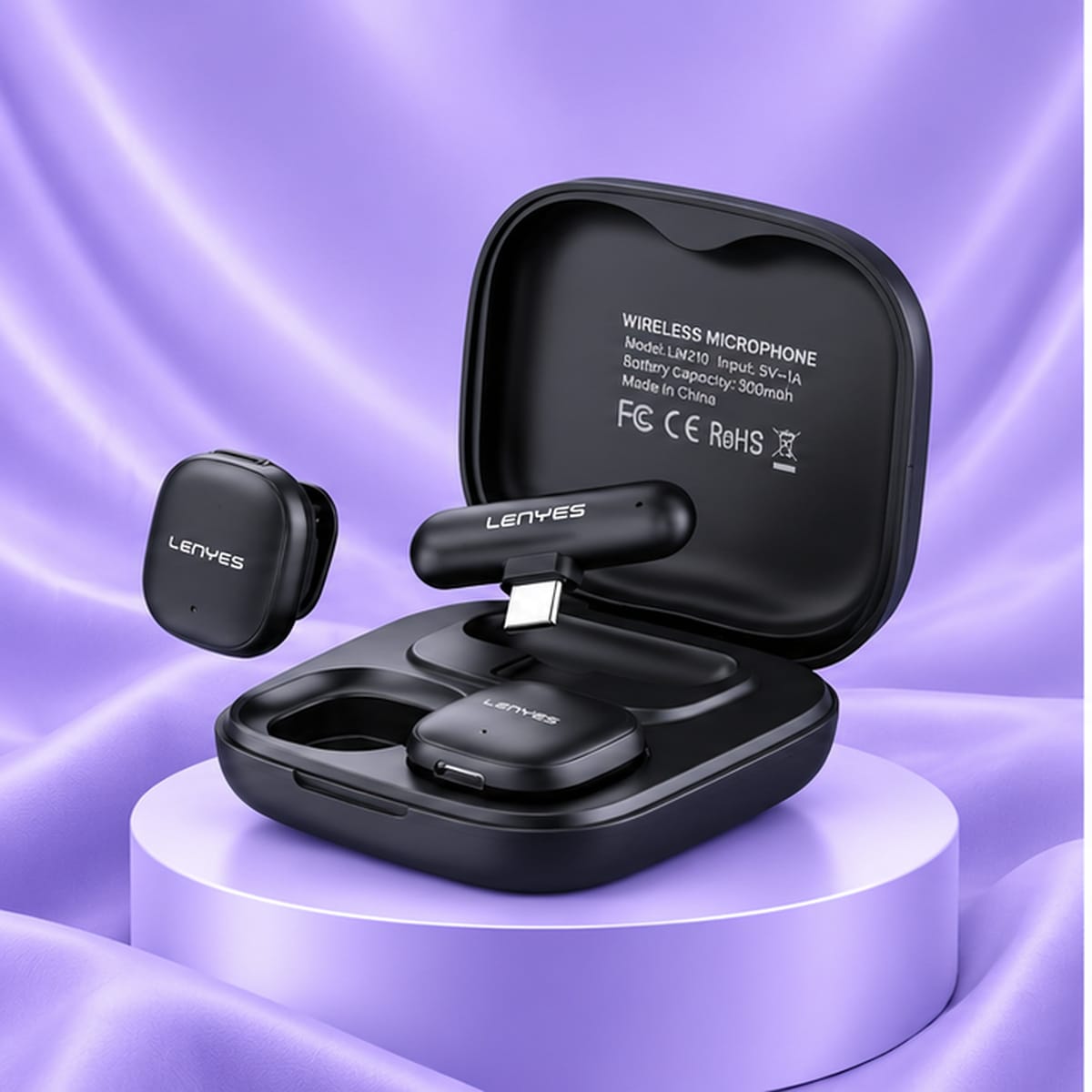 Lenyes LM-210 AI Smart Lavalier Microphone