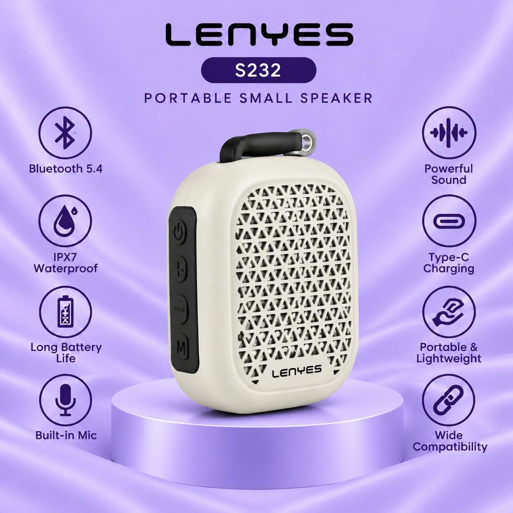 Lenyes S232 Portable Small Speaker